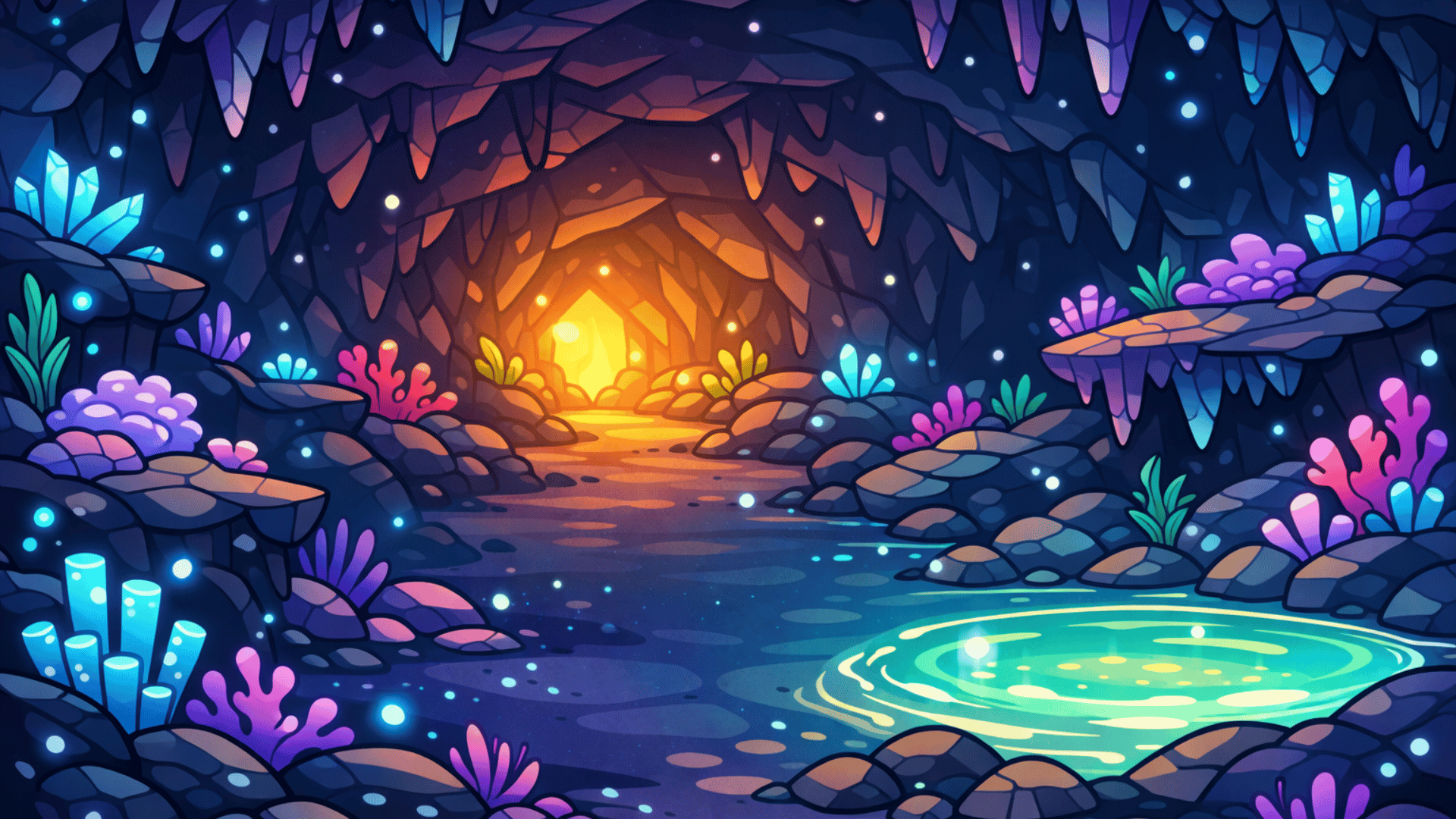 cave background
